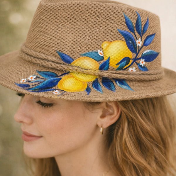 Lemon grove muse (Hand Painted)